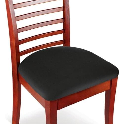 Silk milk modern simple plain elastic chair cushion cover