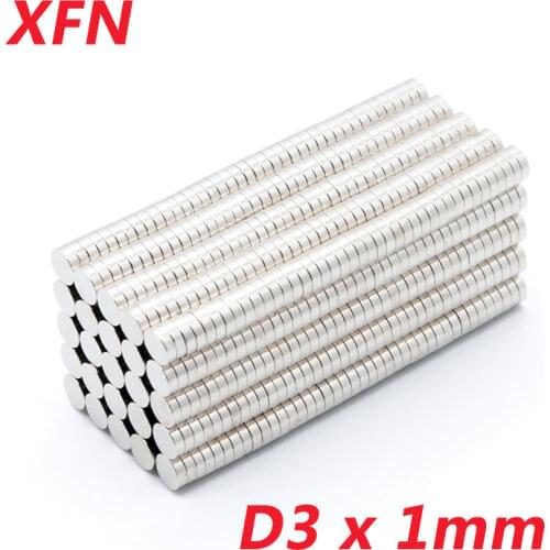 10/20/50/100/200/500 PCS Strong Magnets 3x1 Round Magnet N35 3x1mm Super Powerful D3x1 Magnet 3*1 Small Refrigerator Magnets