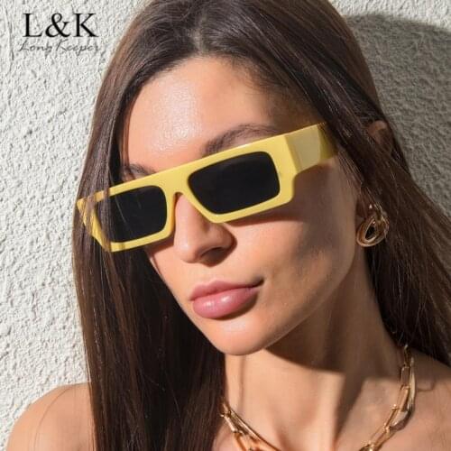 Vintage Rectangle Sunglasses Men Women Luxury Brand Travel Small Square Sun Glasses Lady Flat Top Eyewear UV400 Zonnebril Dames