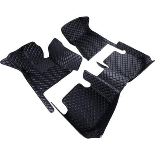 Thicken Leather car floor mat For jaguar xf xe f pace x type rugs carpets accessories