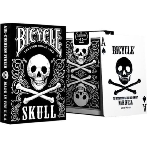 Bicycle Black Skull Playing Cards Halloween Theme Deck USPCC Collectable Poker Magic Card Games Magic Tricks Props