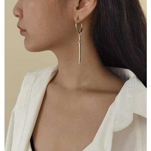 Dangle Drop Retro Cute Knife Earrings For Women Wedding Gift Vintage Goth Punk Fashion Jewelry Accessories Trend Designer