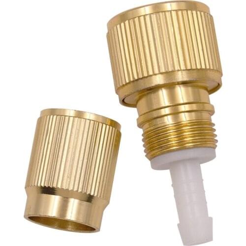 1PC Aluminum Alloy High Pressure Flexible Tube Quick Connector for Car Washer Water Guns Adapter Faucet Garden Irrigation