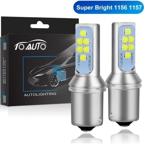 1156 1157 LED BA15S P21W BAU15S PY21W BAY15D P21/5W LED R5W Turn Signal Brake Car Lights Bulb Auto Reverse DRL Lamp White 12V