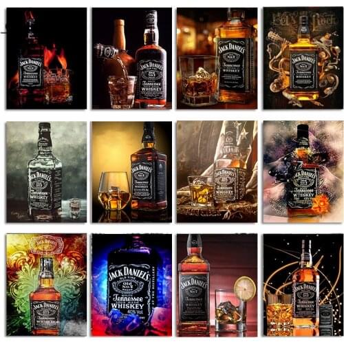 Spirits Picture Diamond Painting Bar Decor Embroidery Crossing Diy Drink Mosaic Art Gift Cross Stitch Home Handmade Decoration