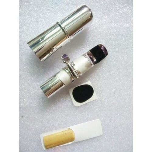 Silver metal Sax Mouth Alto Tenor Soprano Saxophone Mouthpiece Professional size 5 6 7 8 9