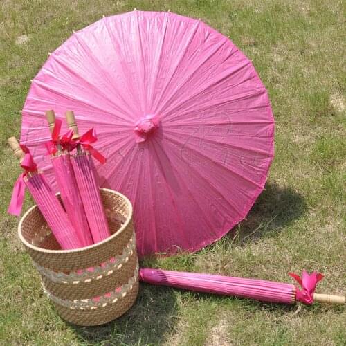 [ Fly Eagle ]30Pcs Hot Dark Pink selling Japanese style paper umbrella female cos umbrella