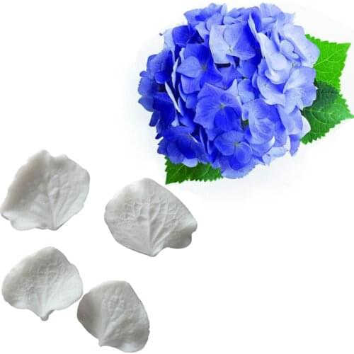 Hydrangea&Orchid leaves Silicone Mold Fondant Mould Cake Decorating Tool Chocolate, Gumpaste Mold, Sugarcraft ,Kitchen Gadgets