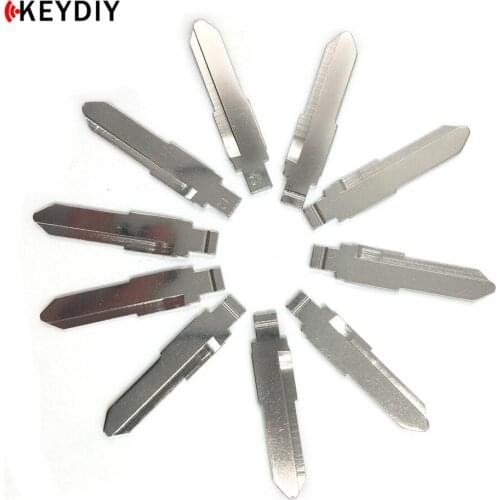 KEYDIY 10 pcs/lot Metal Blank Uncut Flip KD Remote Key Blade 12# DWO5R For Chevrolet - Right / Isuzu Replacement
