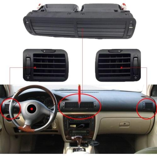 Air conditioner 12v Auto parts Rear AC Air Outlet For VW Passat B5 1997 1998 1999 2000 2001 2002 2003 2004 2005 B6 820 951