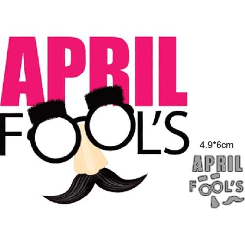 Metal Cutting Dies Cut Mold April Fools Day Decoration Scrapbooking dies Paper Craft Knife Mould Blade Punch Stencils dies