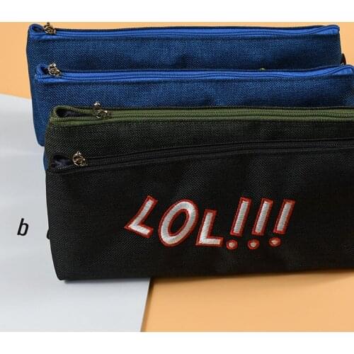 Multifunctional pencil case Big Pencil Case Hot sale For Boys Girlpencil Bag simple cheap Stationery School Supplies Pencil Bag