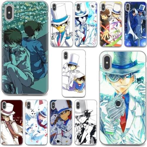 For Samsung Galaxy J1 J2 J3 J4 J5 J6 J7 J8 Plus 2018 Prime 2015 2016 2017 Magic Kaito Kid the Phantom Thief Anime Soft TPU Case
