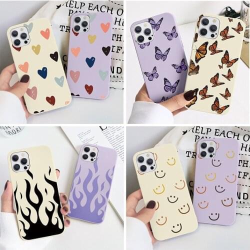 Butterfly Soft TPU Case For Samsung A32 A52 A50 A51 A20e S21 S20 Ultra A72 A30 A71 A21s A31 A40 A12 S10 S9 S8 Plus S10e Case