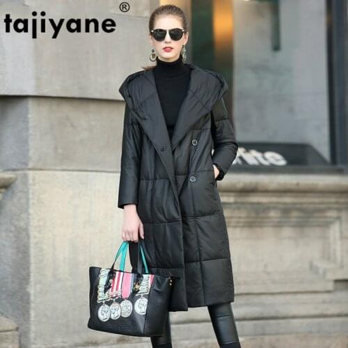 Coat Winter Autumn Women Clothes 2021 Natural Womens Real Genuine Leather Jacket Korean Vintage Sheepskin Down Coat Tops ZT4052