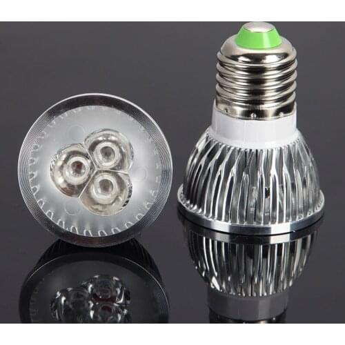 E27 LED Lamp 3W Warm White/White Dimmable Light Bulb DIM Spotlight 85-265V Epistar chip Free Shpping