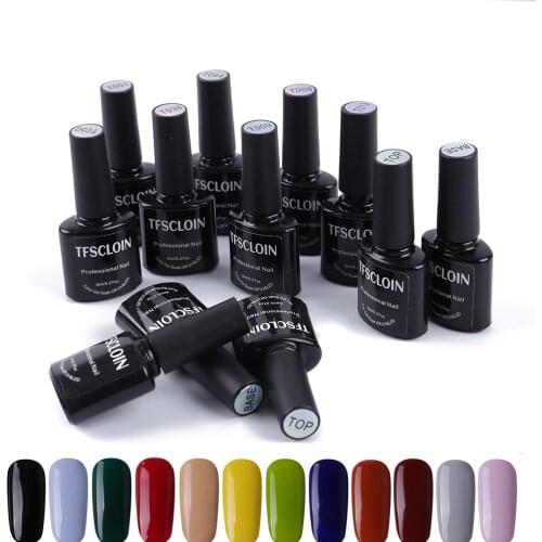 Tfscloin Gel polish Hybrid Varnishes For Nails Manicure Autumn Colors base primer Nail art Gel nail polish semi permanent enamel