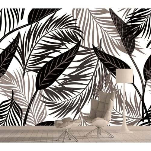 Tropic Palm Leave Nature 3d Mural Wallpapers for Living Room Wallpaper Wall Paper Papers Home Decor Murals Removable Walls Mural