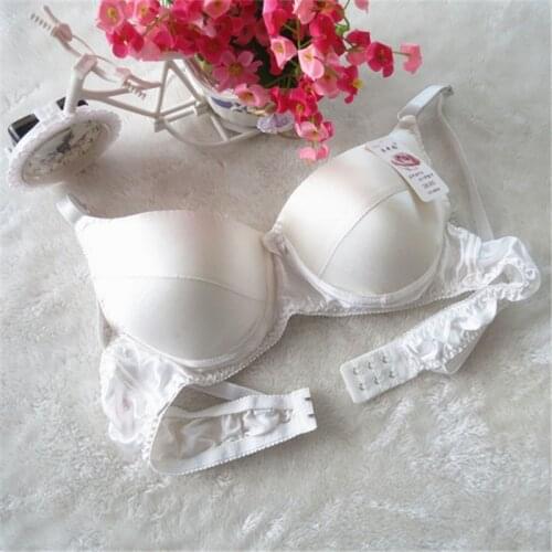 Women 100% Silk Bra No Ring Padded Soft Everyday Underwear Bralette Bulk Items Wholesale Lots Seamless Bra 34B 36B 38B 40B 42B