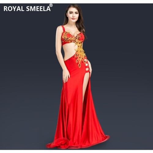 Lady Belly Dance Dress New Autumn Adult Sexy Oriental Dance Dresses Female Dancing Dress Performance Customized Suit D0736