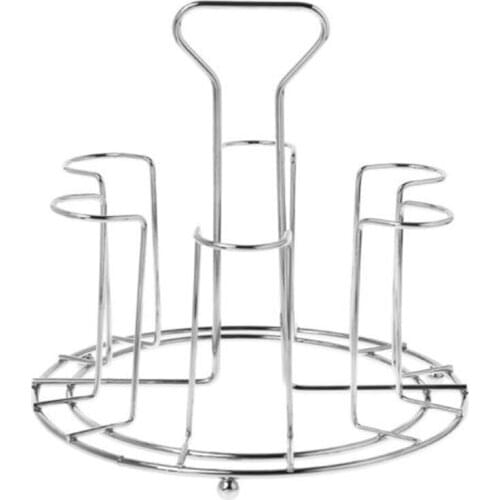 1Pc Bar Metal Glass Cup Storage Rack Mug Drainer Stand Holder Shelf Home Kitchen Creative Hanging Drainer Organizer Accessories