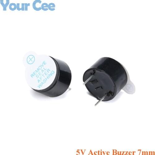10pcs 5V Active Buzzer Alarm Sounder Speaker High Temperature Resistance Electromagnetic SOT Height 7mm
