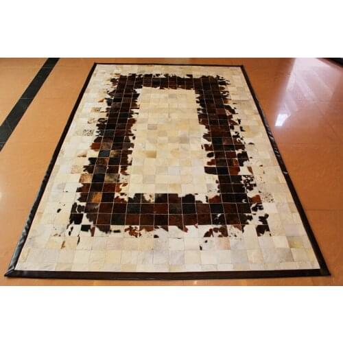 2018 free shipping 100% natural hand made cowhide leather carpet edge protector