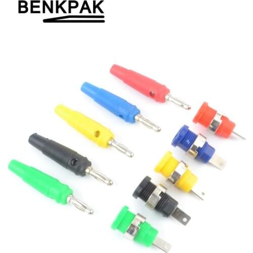 4MM Binding Post Banana Socket panel mount Test Probe connector female + male