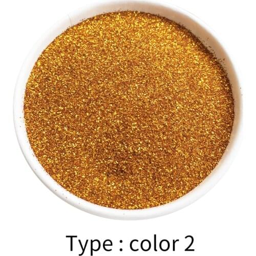 50g Dark Gold Glitter Pigment Powder Coating Paint Powder for Paint Nail Decorations Car Paint Arts