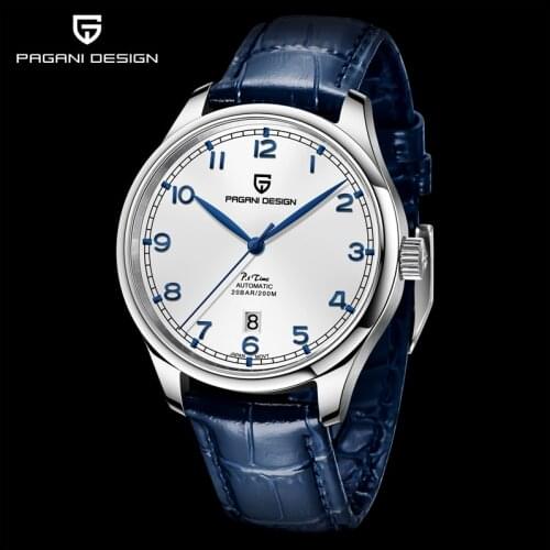 PAGANI DESIGN New Fashion Men Wristwatch NH35 Mechanical Watch 200M Waterproof Stainless Steel Sapphire Glass Clock Montre Homme