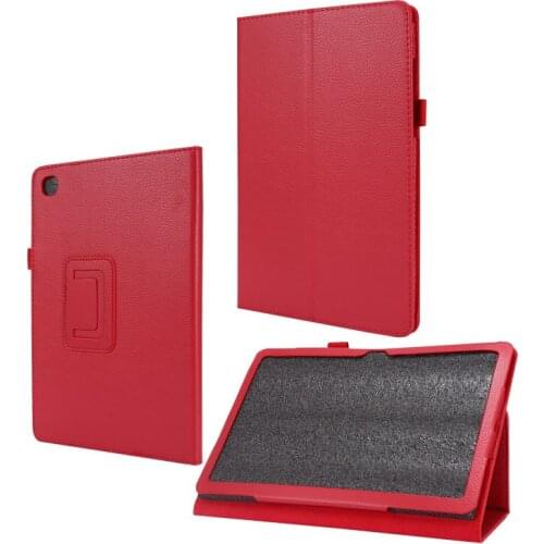 100PCS/Lot Litchi Stand PU Leather Case For Samsung Galaxy Tab A7 10.4 2020 T500 Flip Tablet Protectors Cover