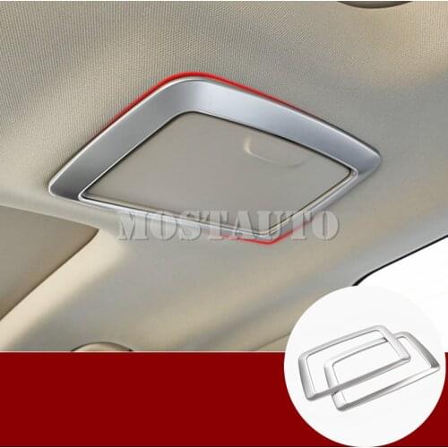 For BMW 7 Series G11 G12 ABS Roof Rear Make-up Mirror Light Cover 2016-2020 2pcs Car Accessories Interior Car Decor Car Trim