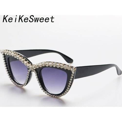 KeiKeSweet Womens Cat Eye Sunglasses