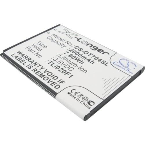Cameron Sino Mobile SmartPhone Replacement Li-ion Battery 2000mAh For Optus 5042X, OT-5042X, Roy Free Tools