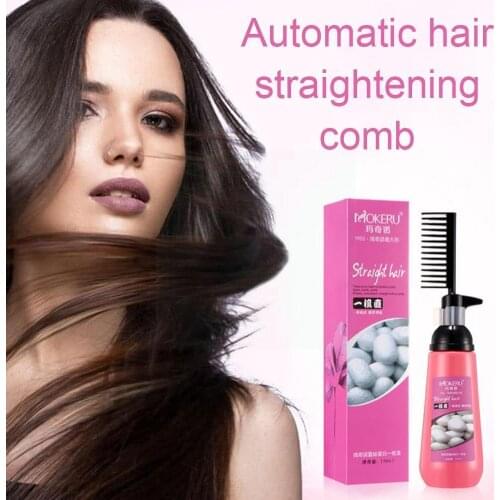150ml Collagen Conditioner Elastin (A)$ One Comb Straight Lotion Pull Hair Free Clip Cream Straight Free Ion Proc Perm Hair S8X5