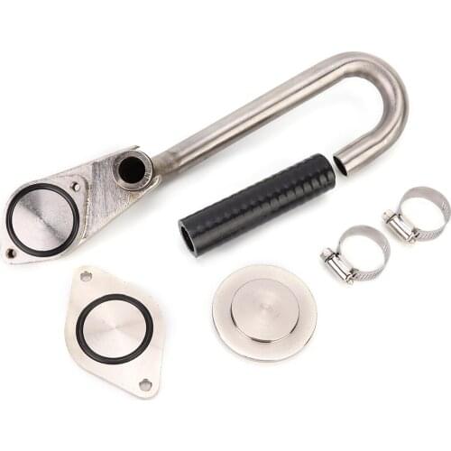 Power Stroke Delete Kit 304 Stainless Steel Exhaust Gas Cooler Delete Kit Car Modification Accessory