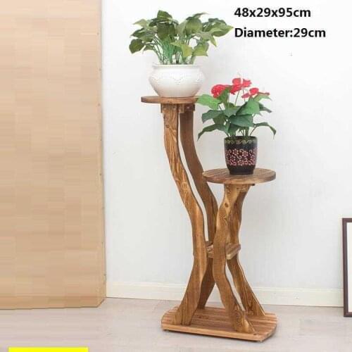 Rak Bunga Plantenstandaard Balkon Stojaki Repisa Para Plantas Wood Plant Outdoor Stojak Na Kwiaty Shelf Dekoration Flower Stand