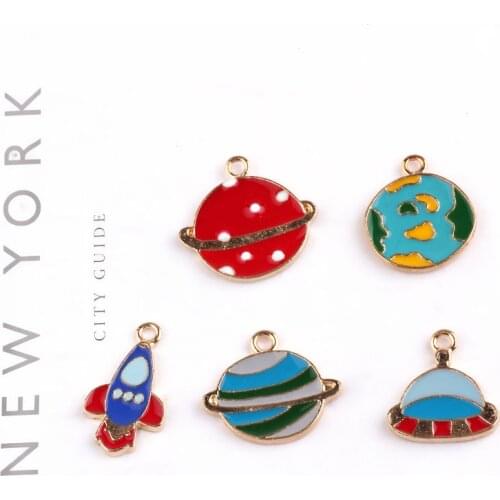 New arrived 50pcs/lot alloy drop oil cartoon stars/rocket shape floating locket charms diy jewelry earring pendants accessory