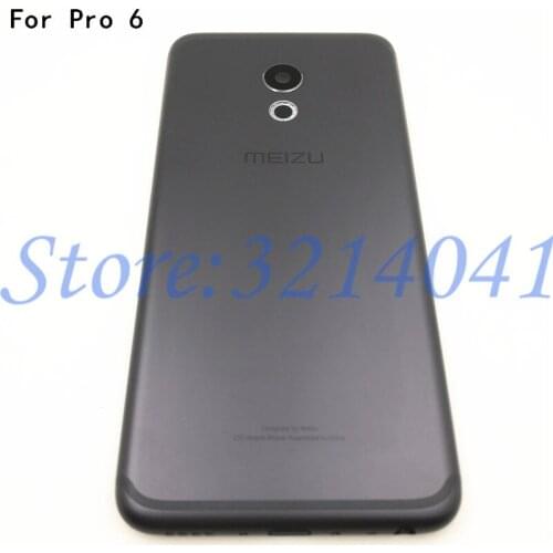 Original Metal 5.2" For Meizu Pro 6 New Battery Door Back Cover Housing Case (Without Power Volume Buttons)