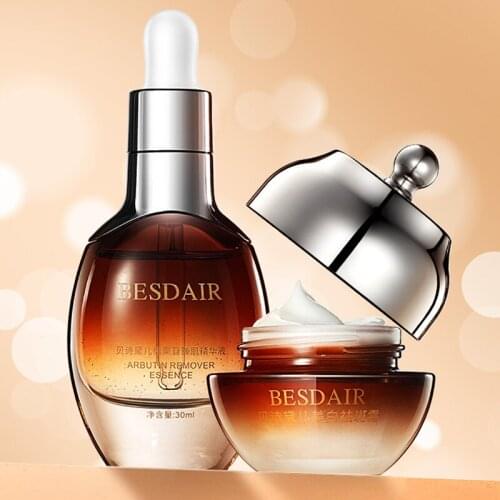 Whitening Anti-Freckle Skin Care Set Face Cream Serum Remove Blemish Melanin Spots Sunburn Melasma Anti Age Brighten Skin 2PCS M