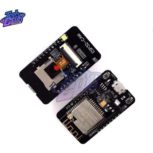 1Pcs USB to Serial CH340 ESP32-CAM Integrated CH340 WiFi Bluetooth Development Board OV2640 Camera Module Micro USB Interface