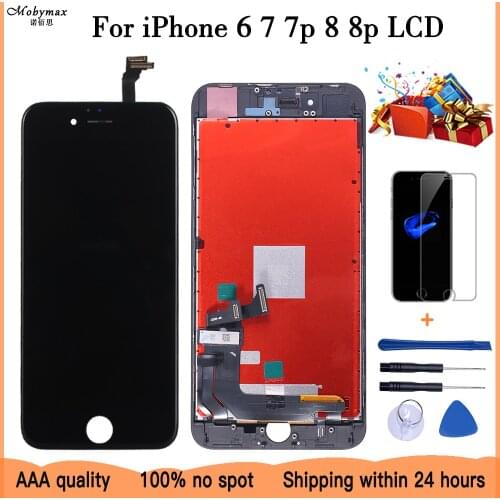 Perfect 3D Touch Grade AAA Pantalla For iPhone 8 Screen Digitizer Assembly 100% No Dead Pixel For iPhone 7 7 Plus 8 Plus LCD