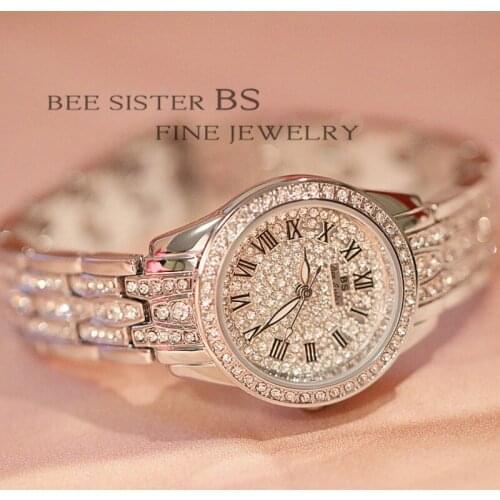 Luxury Diamond Women Watches Rhinestone Jewelry Ladies Bracelet Silver Watches Clock Wristwatch Stainless Steel relogio feminino