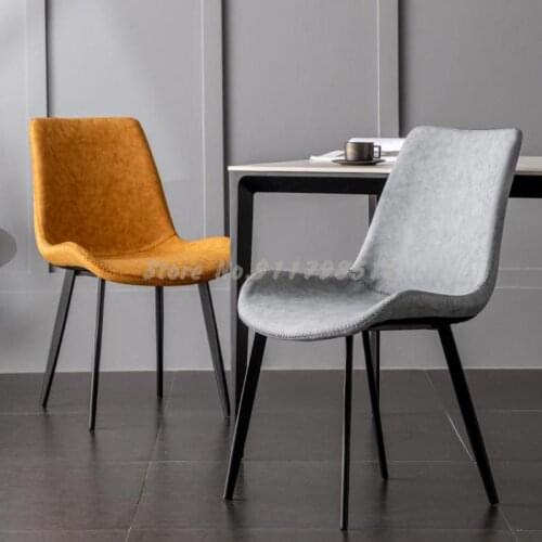 Modern minimalist negotiation chair Nordic home dining chair backrest desk chair makeup stool small apartment restaurant table a