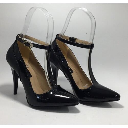 Women Classic Pumps Black Patent Leather Black Sued Casual Spring Summer Fashion Stylish High Heel Office Pointed Toe Shoes