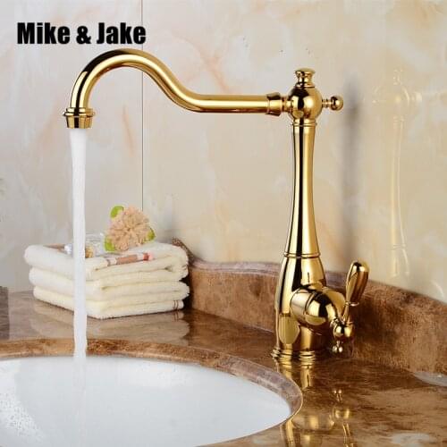 Solid Brass gold sink Kitchen Faucet basin sink faucet Kitchen Faucet Three Way Tap For Water Filter Mixer kitchen basin mixer