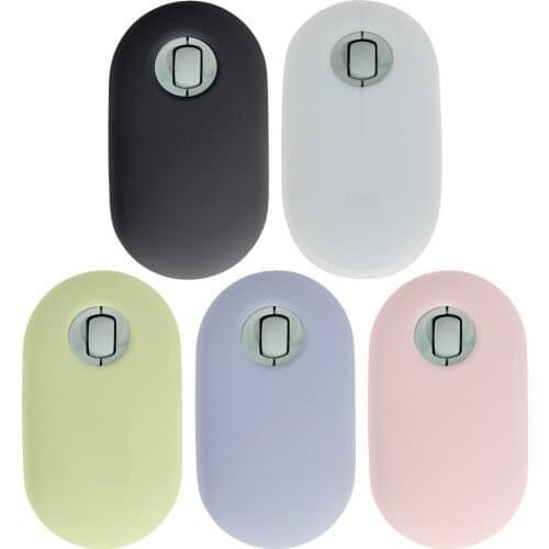 Ultra Thin Wireless Mouse Soft Silicone Case Skin Cover Shockproof Dustproof Protective Cover Protector orLogitech Pebble