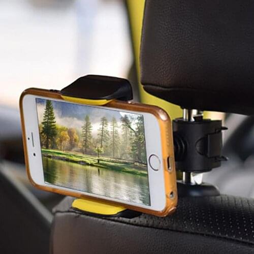 Universal Car Back Seat Headrest Phone Mount Holder Stand Bracket for iPhone X