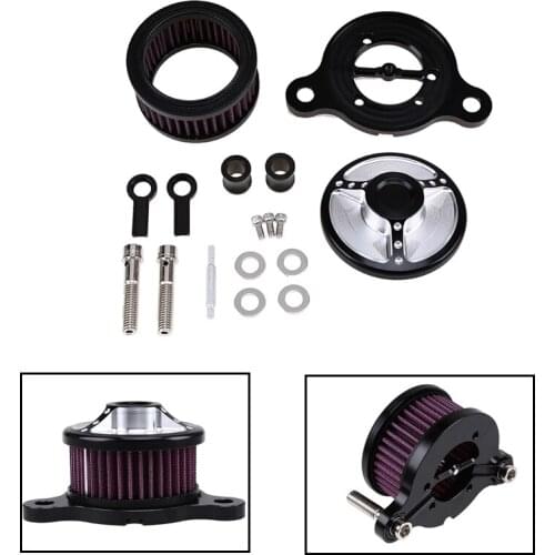 Motorcycle Universal Air Filter Cleaner Aluminum Intake Filter System For Harley-Davidson Sportster 883/1200 Accessories