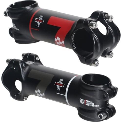 MTB TOSEEK Bicycle Stem Ultralight Aluminum 7 Degree Mountain Road Bike Handle Matte Suitable for Front Fork Clamp Diameter 28.6